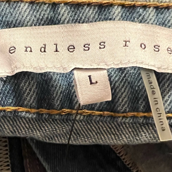 NWT Endless rose denim mini skirt - Picture 4 of 5